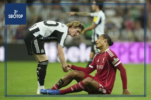 SBOTOP: Van Dijk tiết lộ lời nhắn gửi Anthony Gordon sau pha vào bóng rợn người