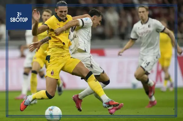 SBOTOP VAR gây tranh cãi ở trận AC Milan vs Bologna: Pha phạm lỗi rõ ràng bị bỏ qua, lẽ ra phải có phạt đền và thẻ đỏ!