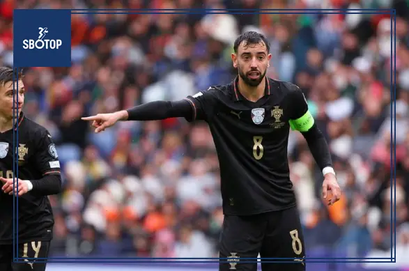 SBOTOP: Phong Độ Chói Sáng của Bruno Fernandes trong Màu Áo Bồ Đào Nha Khi Thiếu Vắng Cristiano Ronaldo