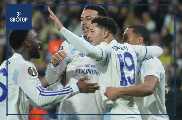 SBOTOP: Sancho ghi bàn đưa Aston Villa đi tiếp, Roma đại thắng tại Olimpico, Lyon vững vàng trên ngôi đầu bảng