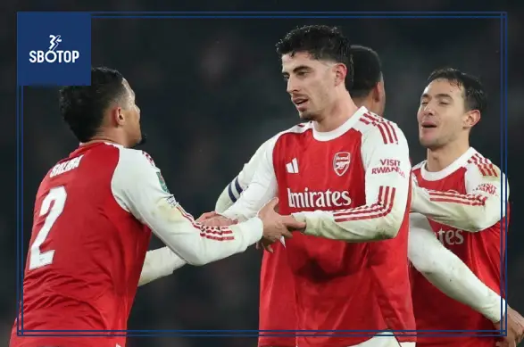 SBOTOP Cú Đánh Mạnh Của Merino, Tín Hiệu Tích Cực Từ Saka và Odegaard: Arsenal Cập Nhật Lực Lượng Trước Trận Gặp Sunderland