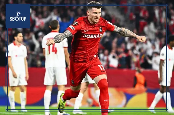 SBOTOP_ Lukas Kubler Lập Cú Đúp, Breisgau-Brasilianer Viết Nên Trang Sử Vào Chung Kết Europa League